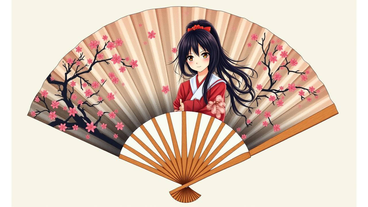 2024年 日本の伝統工芸品とアニメキャラクターが融合したアートワーク