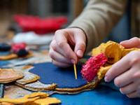 コスプレ衣装製作ワークショップの風景