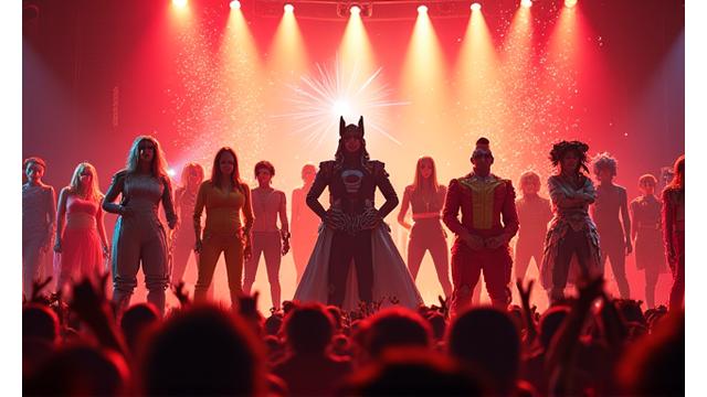 国際コスプレコンテストの様子